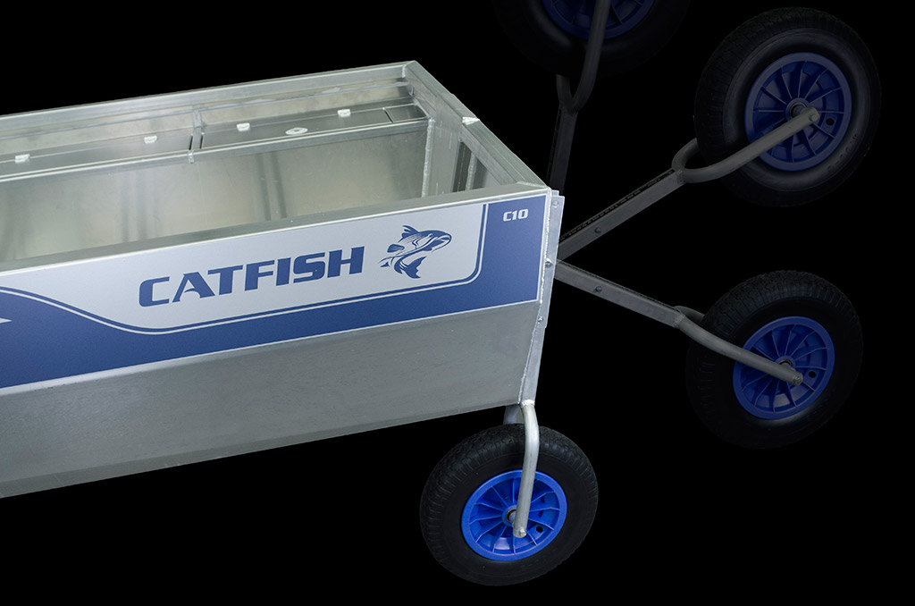 Picture Catfish's removable swivel wheels